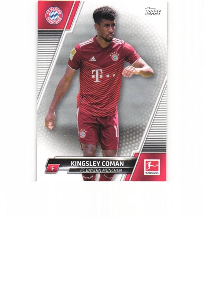 バイエルン コマン　BAYERN MUNCHEN Coman Amazon.com: KINGSLEY COMAN 2021-22 Topps Bundesliga Soccer